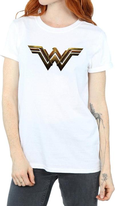 Immagine prodotto Wonder Woman Maglietta boyfriend in cotone con logo (XXL)