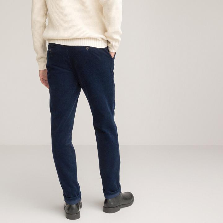 Image du produit La Redoute Collections Pantalon chino en velours côtelé stretch (46)