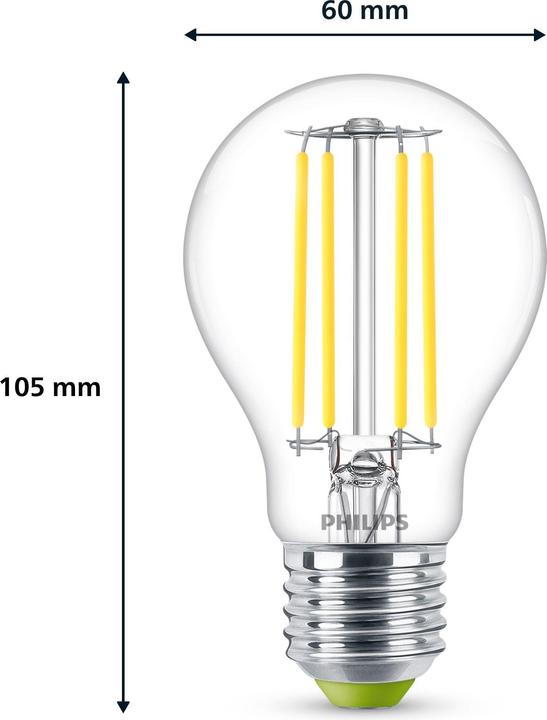Actual product image Philips Lamp (E27, 2.30 W, 485 lm, 1 x, A)
