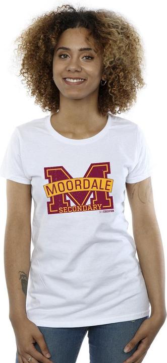 Produktbild Netflix Sex Education Moordale Cracked M Logo 2 TShirt (L)