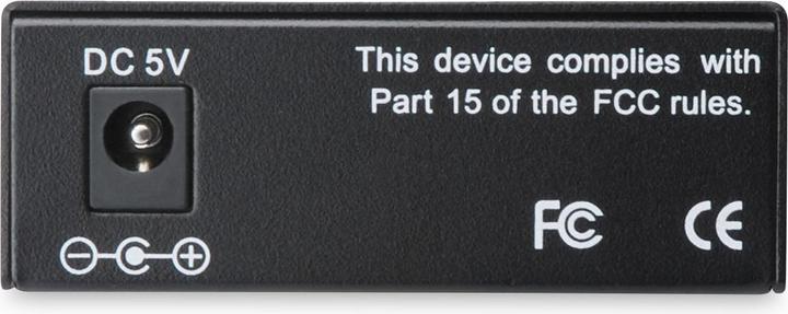 Actual product image Digitus Gigabit Media Converter 10/100/1000Base-T to 1000Base-SX Incl Power Supply ST Socket