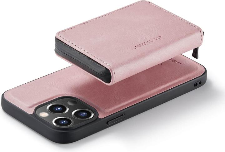 Actual product image Cover-Discount iPhone 14 Pro Max - Case with Credit Cards Case pink (Apple iPhone 14 Pro Max)