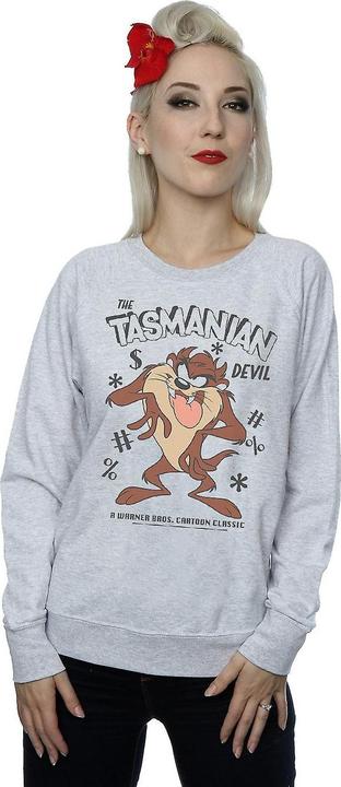 Immagine prodotto Looney Tunes Felpa Tasmanian Devil Vintage Heather (S)