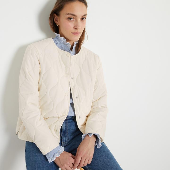 Image du produit La Redoute Collections Veste matelassée Light avec boutons-pression (32)