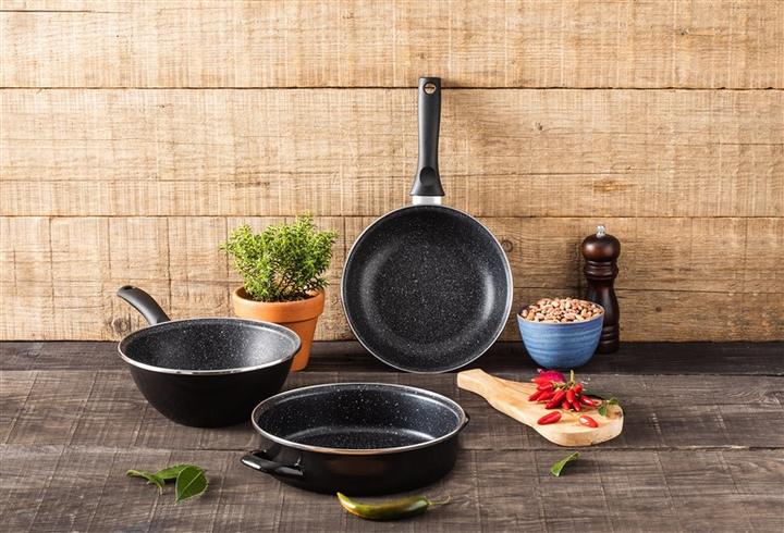 Actual product image Delimano Stone Legend Black Frypan 20cm