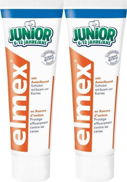 Produktbild Elmex Zahnpasta Junior 6 - 12 Jahre (2x) (150 ml)