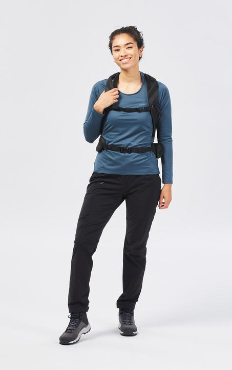 Actual product image Quechua Wanderhose Damen - MH500 schwarz (L)