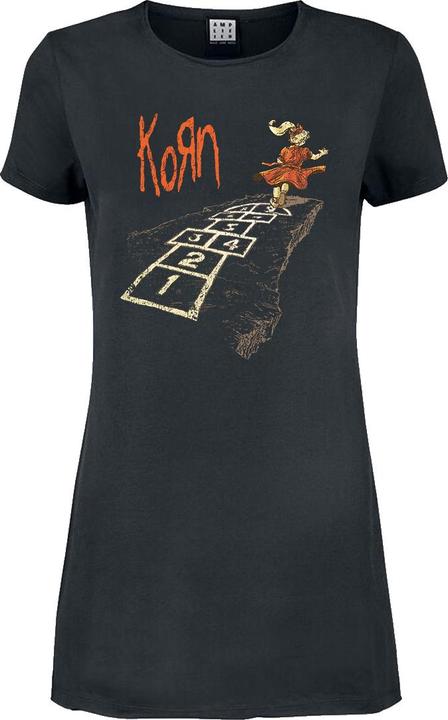 Actual product image Amplified Womens/Ladies Follow The Leader Hopscotch Korn T-Shirt Dress (XXL)