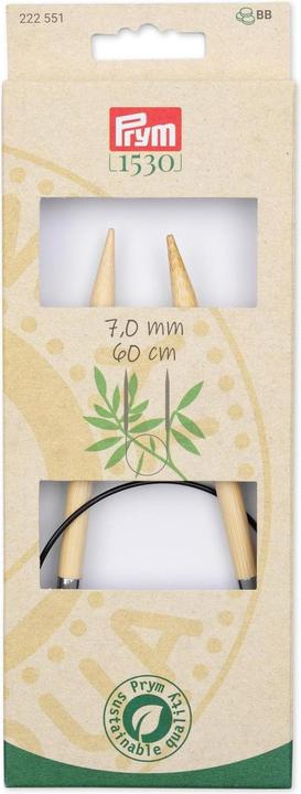 Actual product image Prym Circular knitting needle BAMBOO 7.00 mm, 60 cm