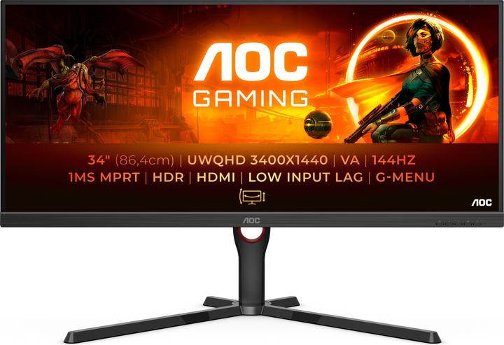 Immagine prodotto AOC U34G3XM/EU (3440 x 1440 pixel, 34")