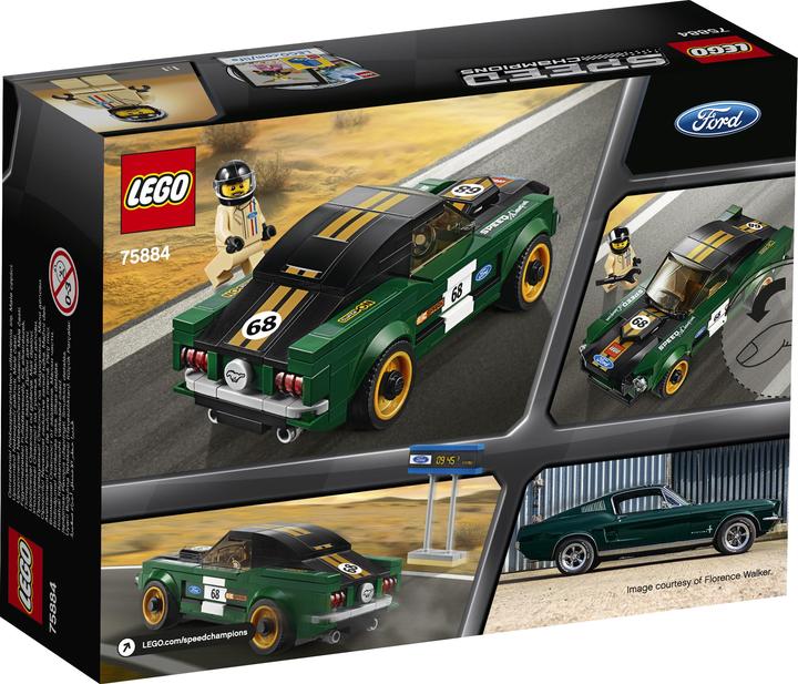 Actual product image LEGO 1968 Ford Mustang Fastback (75884, LEGO Speed Champions)
