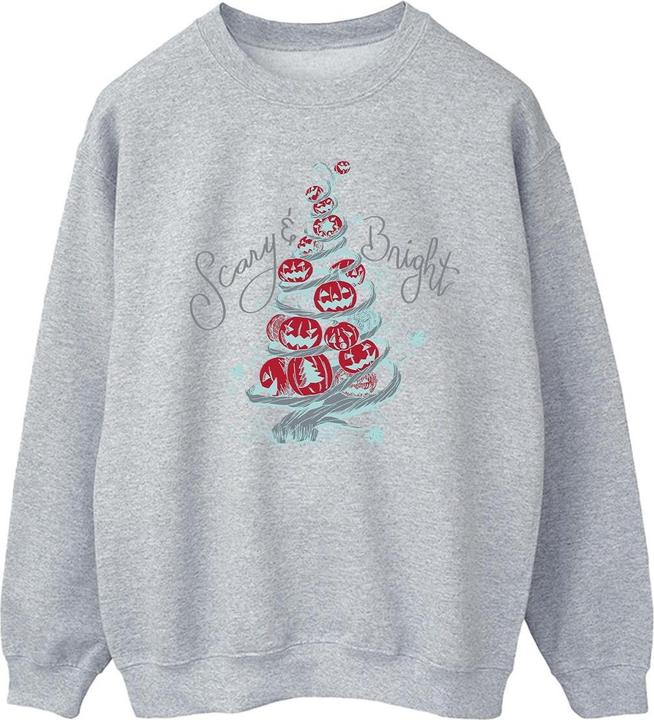 Actual product image Disney Mens The Nightmare Before Christmas Scary & Bright Sweatshirt (XL)