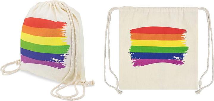 Produktbild Lgbt-Flaggen-Rucksack Aus Baumwolle