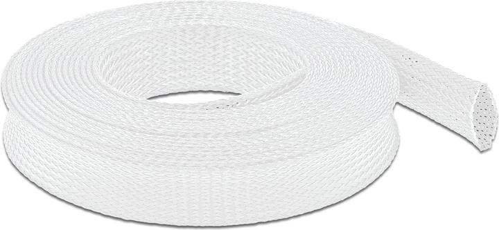 Productafbeelding Delock Gevlochten kous uitbreidbaar 10 m x 25 mm wit (Kabeldoorvoer, 1000 cm)