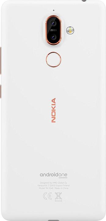 Actual product image Nokia 7 Plus (64 GB, White, 6", Hybrid Dual SIM, 12 Mpx, 4G)