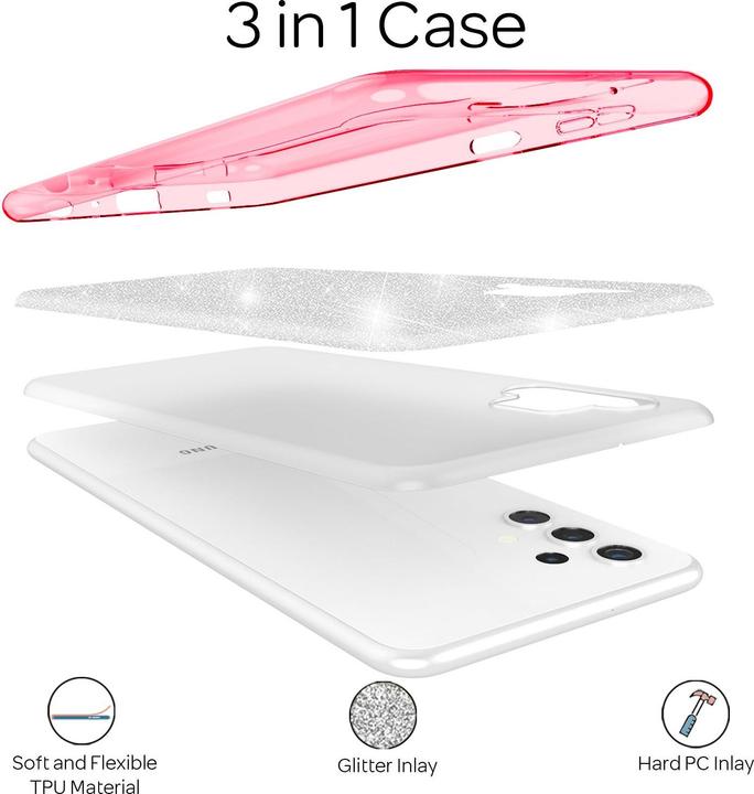 Immagine prodotto Nalia Custodia per cellulare Glitter (Samsung Galaxy A32 5G)