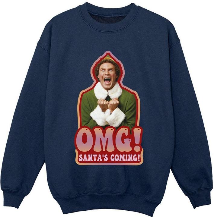 Elf Santa's Coming Sweatshirt (4XL)