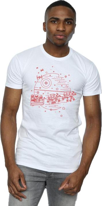 Immagine prodotto Star Wars Death Star Sleigh Maglietta Uomo (M)