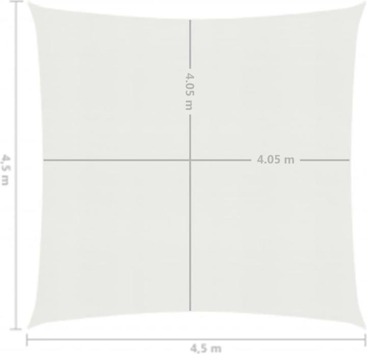 Actual product image VidaXL Voile d'ombrage (450 x 450 cm)