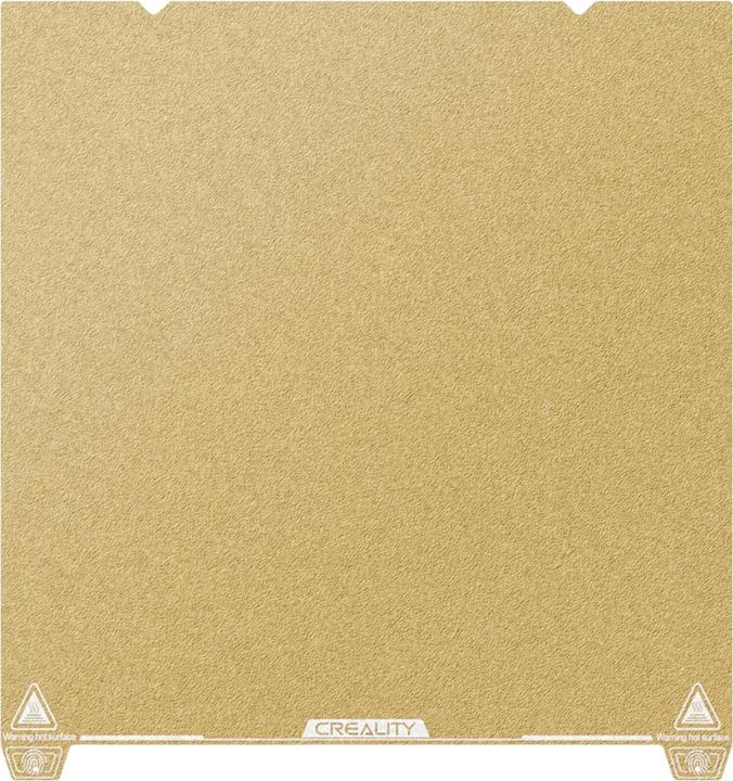 Actual product image Creality 315x310mm K1 Max PEI Gold Magnetische Federstahl Bauplatte Druckplattform (Plate)