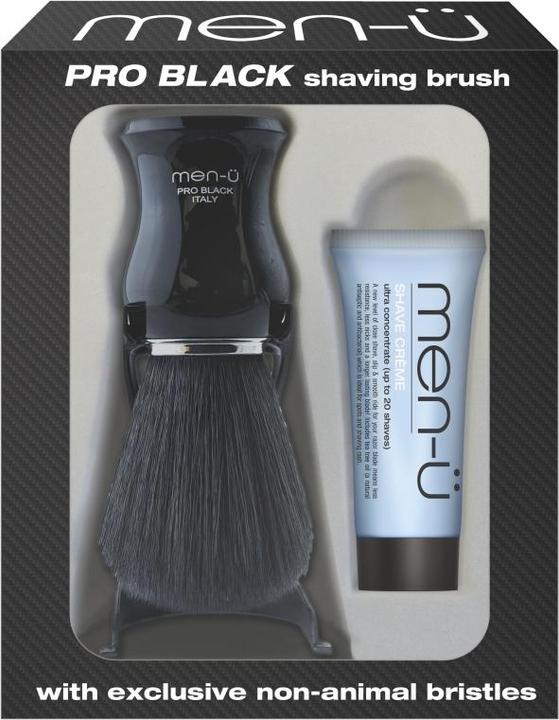 Actual product image Men-ü PRO BLACK synthetic shaving brush (Shaving brush)