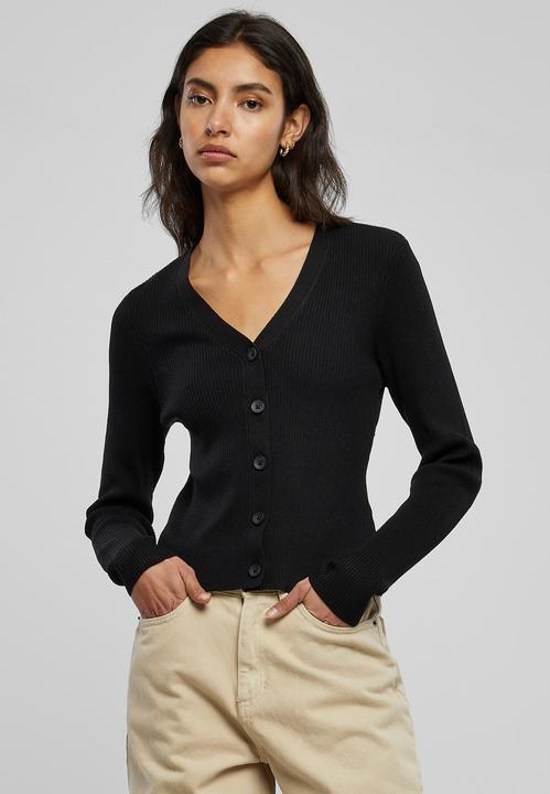 Immagine prodotto Urban Classics Cardigan corto a costine da donna - 16980 (S)