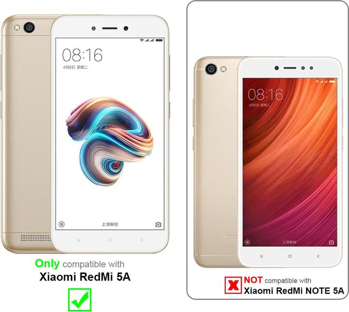 Image du produit Cadorabo Couverture look jeans Book (Xiaomi Redmi 5A)