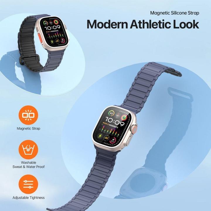 Immagine prodotto Dux Ducis Bracciale KJ (42 mm, 45 mm, 44 mm, 49 mm, Silicone, Magnete)