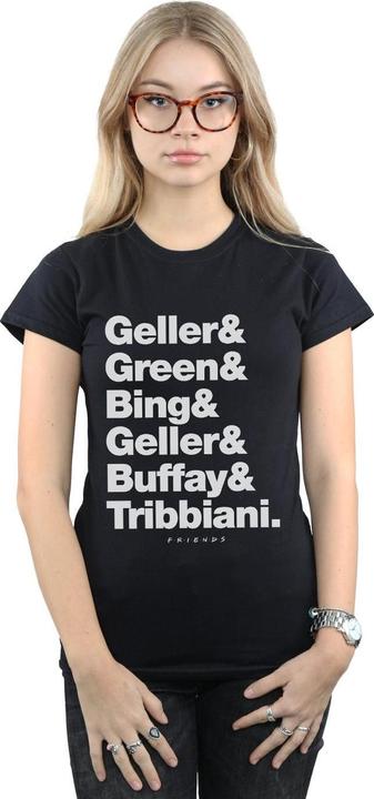 Actual product image Friends Womens/Ladies Surnames Text Cotton T-Shirt (M)