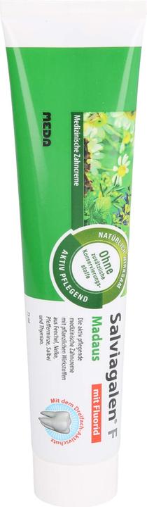 Meda Pharma Salviagalen F Madaus Zahncreme mit Fluorid, 75 ml Zahncreme (75 ml)