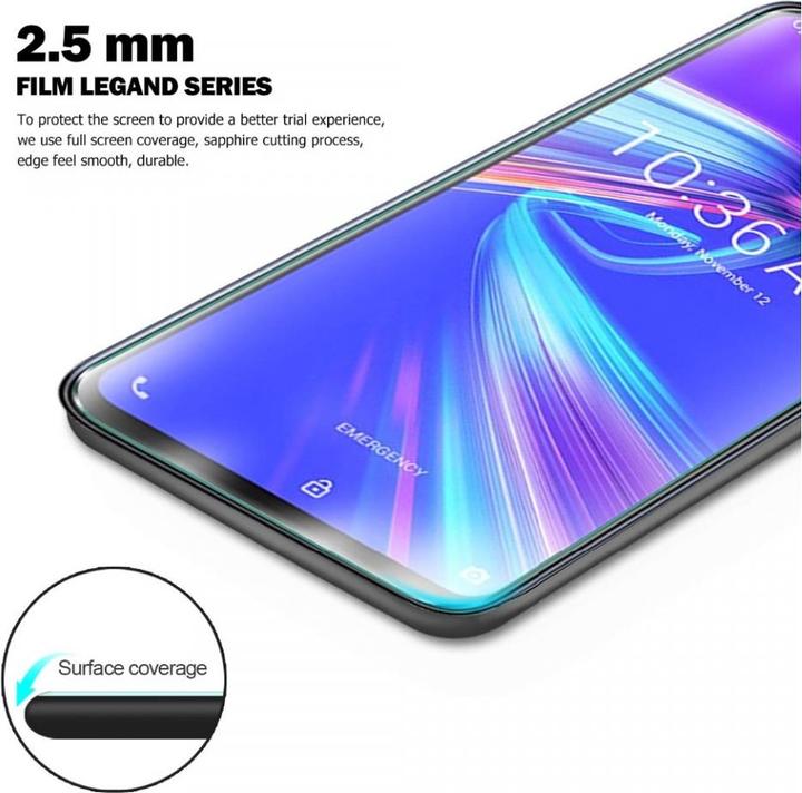 Immagine prodotto Screenguard Asus Zenfone Max Pro M2 Pellicola protettiva in vetro Custodia Design amichevole (1 Pezzo/i, Asus Zenfone Max Pro (M2))