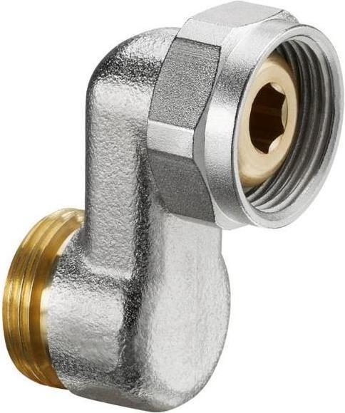 Oventrop G 3/4 AG x G 3/4 ÜM S-Anschlussverschraubung - Messing/Vernickelt (1019204)