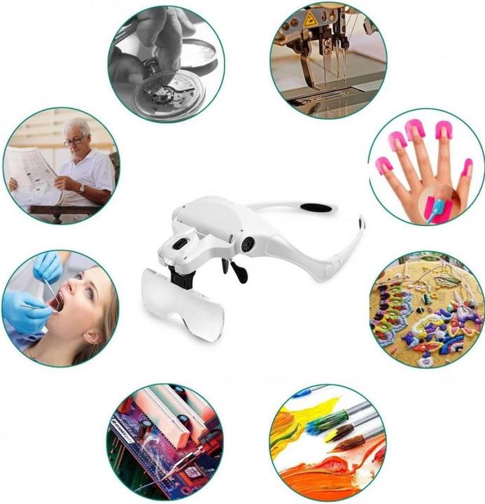 Actual product image Velamp LED glasses with magnifying glass