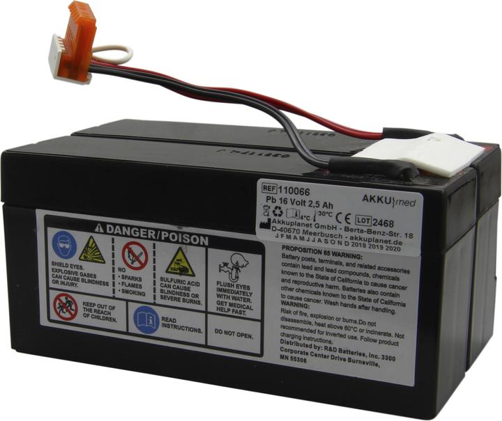 Image du produit XCell Batterie au plomb compatible avec le défibrillateur Physio Control Lifepak 9 (1 pcs, 2500 mAh, Piles rechargeables + chargeur)