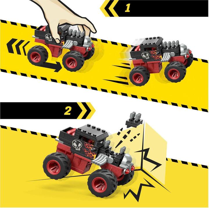 Produktbild Hot Wheels Monster Trucks Bone Shaker Crash Set