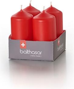 Image du produit Balthasar Bougies cylindriques 4 rouges - 6 pièces (4 pcs)