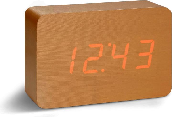 Gingko Brick Click Clock