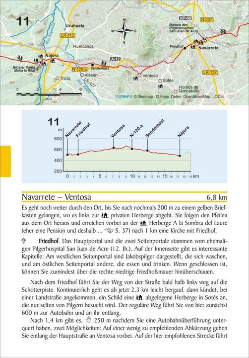 Produktbild Spanien: Jakobsweg Camino Francés (Deutsch, Raimund Joos, 2024)