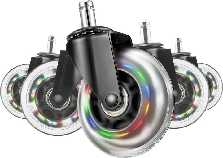Immagine prodotto Deltaco Gaming Rainbow Casters
