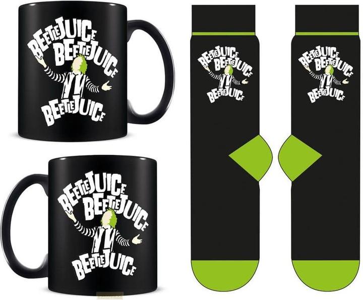 Immagine prodotto Pyramid Set di tazze e calzini Beetlejuice (4 x)