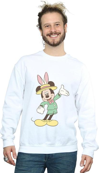 Actual product image Disney Mens Mickey Mouse Easter Bunny Sweatshirt (5XL)