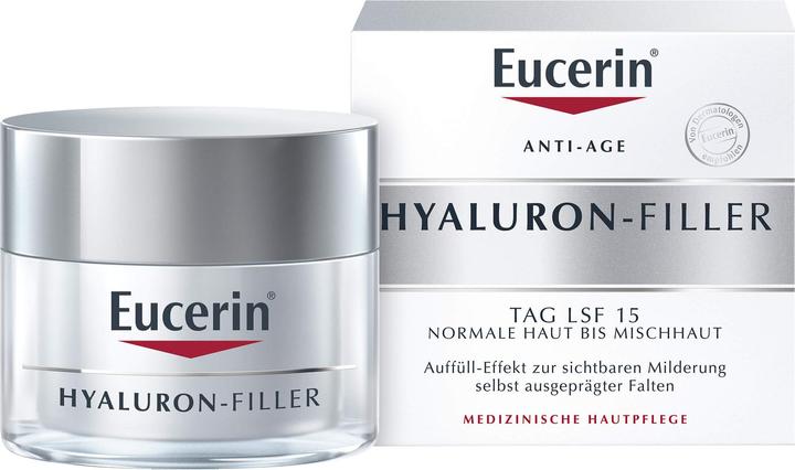 Produktbild Eucerin HYALURON-FILLER Tagespflege für normale Haut bis Mischhaut (50 ml, Tagescreme, SPF 15)