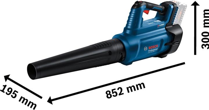 Bosch Professional GBL 18V-750 Solo (Akkubetrieb, Laubbläser)
