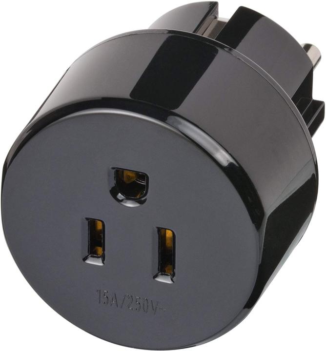 Actual product image Brennenstuhl Travel plug USA. Japan => earth contact 1508520