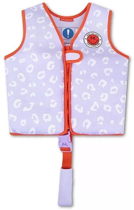 Swim Essentials Life jacket 46 years purple leopard (20-30kg)
