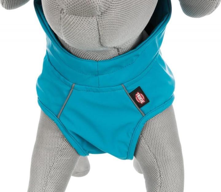 Produktbild Trixie Regenmantel Vimy Türkis, L (L, Hunderegenmantel)