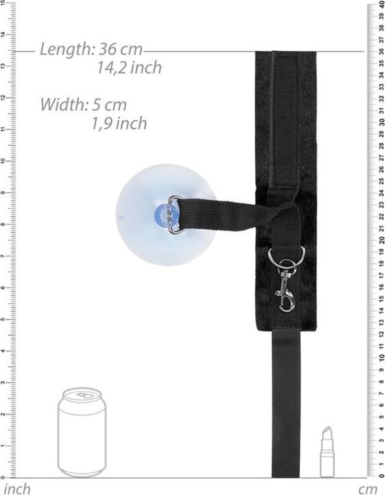 Immagine prodotto Ouch! V&V Adjustable Handcuffs Suction Cup