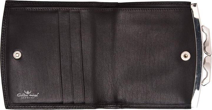 Actual product image Golden Head Polo wallet RFID leather 10 cm