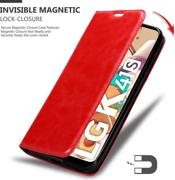 Productafbeelding Cadorabo Boek Onzichtbare Magneethoes (LG K41s)