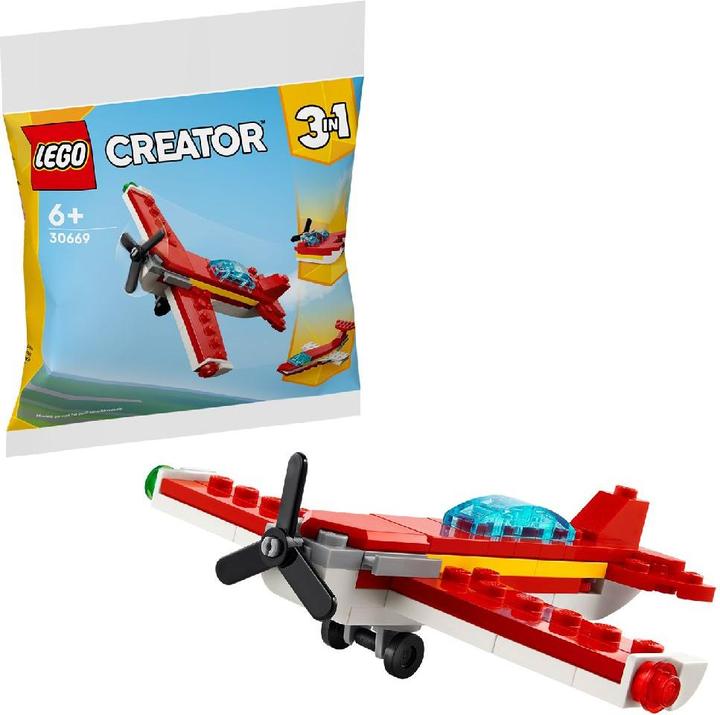 Immagine prodotto LEGO Leggendario aereo rosso (30669, LEGO Creator 3-in-1)